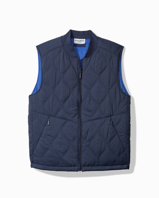 Tommy Bahama | Big & Tall Fresno Flip Reversible Vest / Ocean Deep