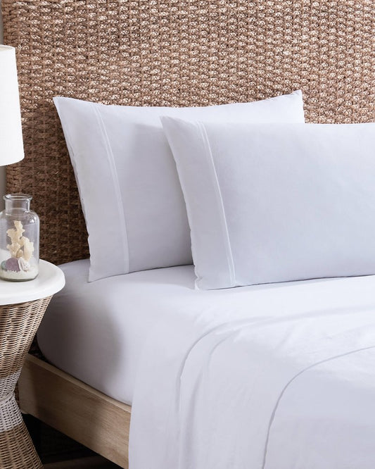 Tommy Bahama | Solid 4-Piece King Sheet Set / White