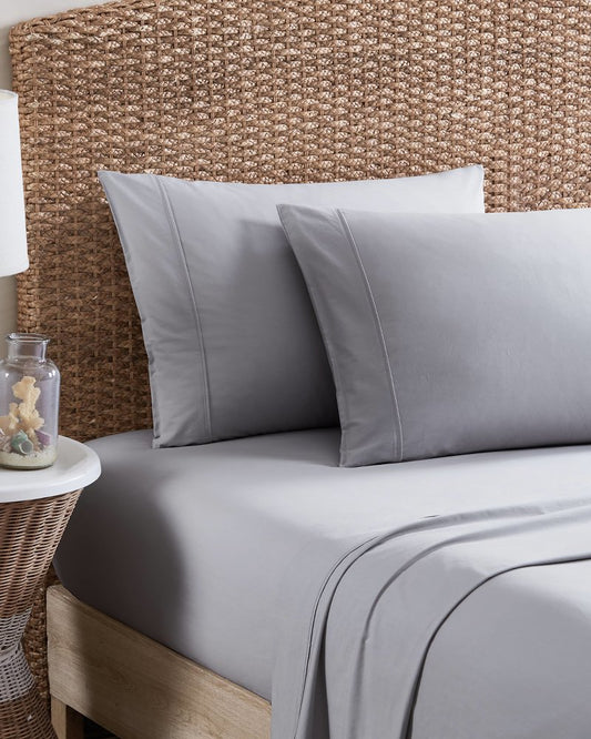 Tommy Bahama | Solid 4-Piece King Sheet Set / Dove Grey