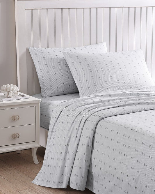 Tommy Bahama | Kew Palms 4-Piece King Sheet Set / Grey