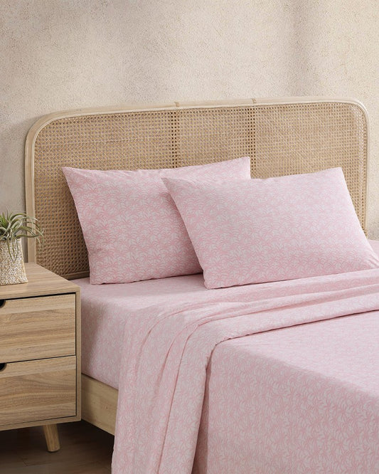 Tommy Bahama | Lovely Palms 4-Piece King Sheet Set / Pink