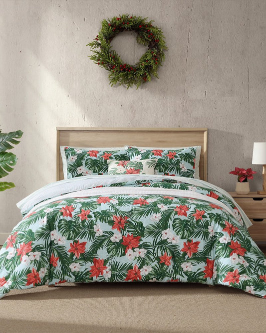 Tommy Bahama | Festive Palms Reversible King 3-Piece Comforter Set / Multicolor