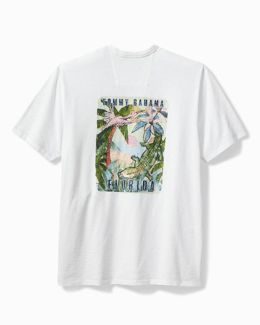 Tommy Bahama | Later Gator Short-Sleeve Lux T-Shirt / White