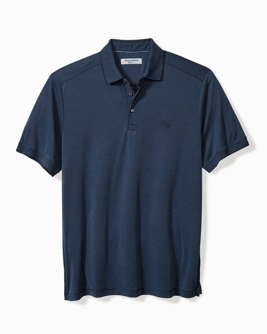 Tommy Bahama | Bay Stripe IslandZone® Polo / Ocean Deep