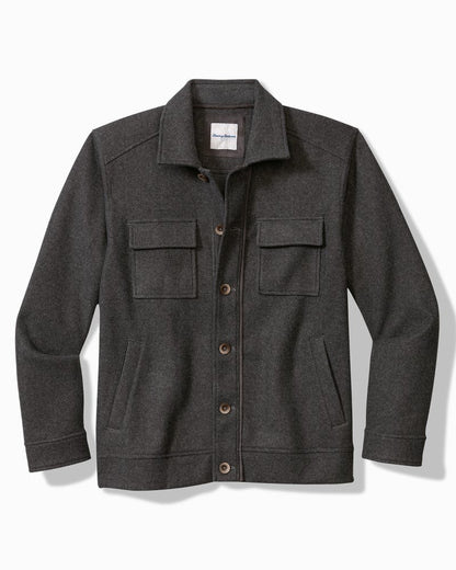 Tommy Bahama | Silver Lake CPO Shirt Jacket / Coal