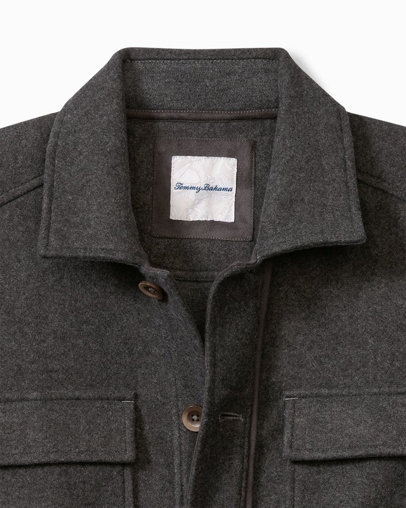 Tommy Bahama | Silver Lake CPO Shirt Jacket / Coal