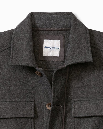 Tommy Bahama | Silver Lake CPO Shirt Jacket / Coal