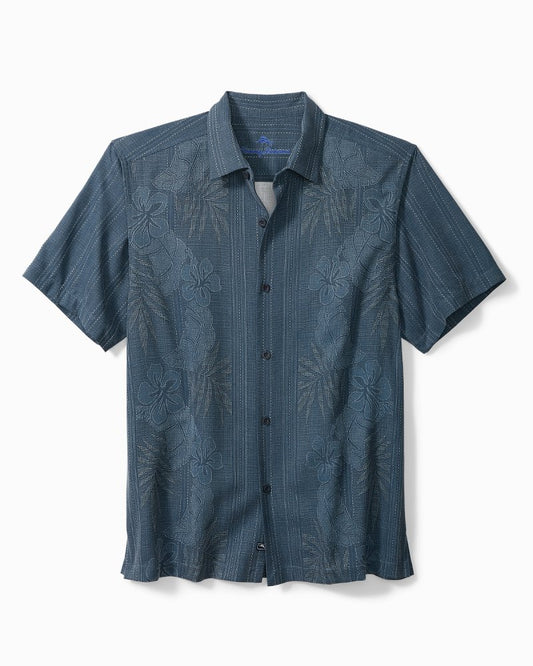 Tommy Bahama | Bali Border Silk Camp Shirt / Navy