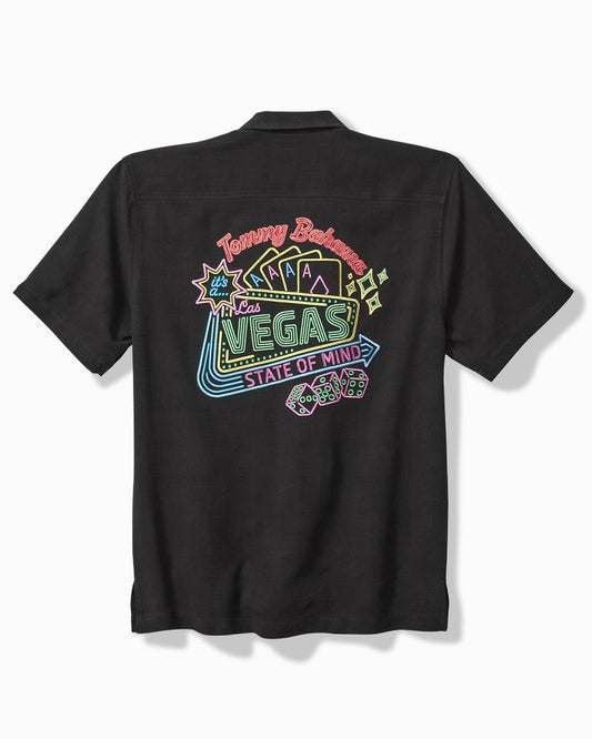 Tommy Bahama | Vegas State of Mind Silk Camp Shirt / Black