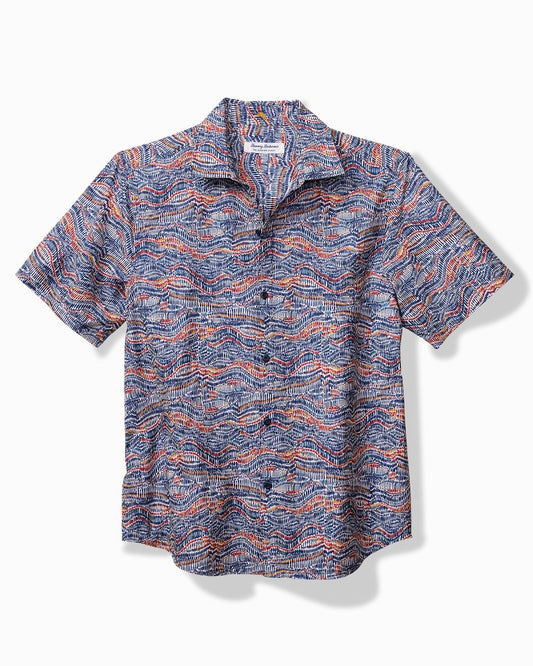 Tommy Bahama | Bahama Coast Monte Rio Geo IslandZone® Shirt / Summer Grey