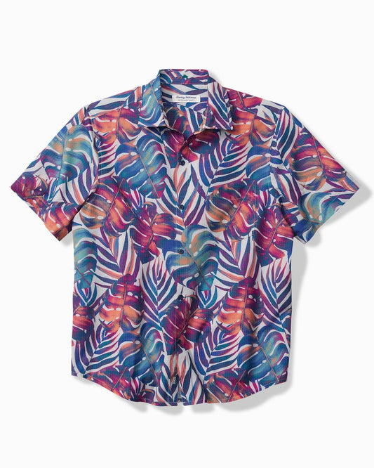 Tommy Bahama | Bahama Coast Monarch Monstera IslandZone® Shirt / Summer Grey