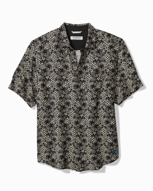 Tommy Bahama | Veracruz Cay Palm Cascade Short-Sleeve Shirt / Black